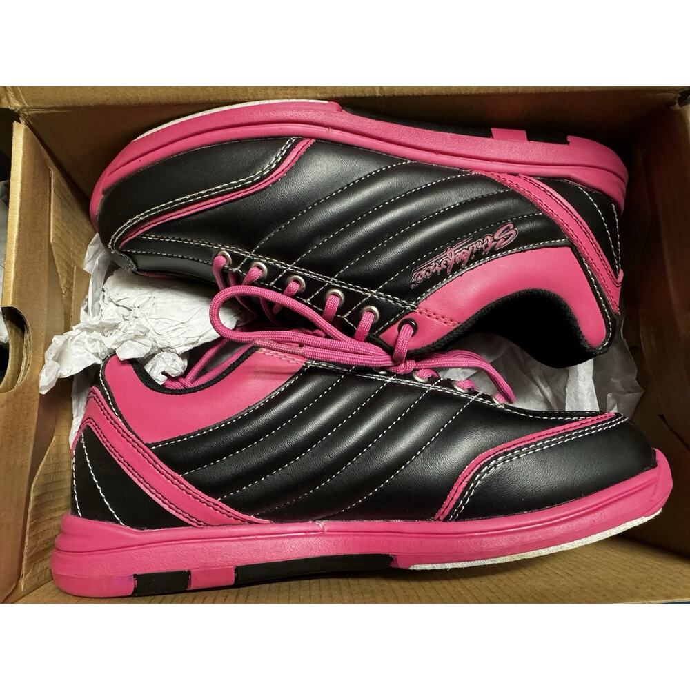 Women’s Size 6 Bowling Shoe Black/Pink Diamond KR Strikeforce NIB
